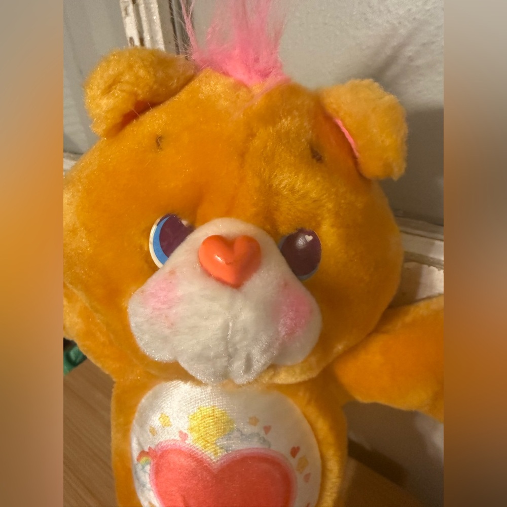 Vintage 1991 Kenner Care Bears Tenderheart Bear Plush 12” - Picture 2 of 5